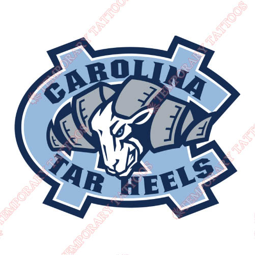North Carolina Tar Heels Customize Temporary Tattoos Stickers NO.5529
